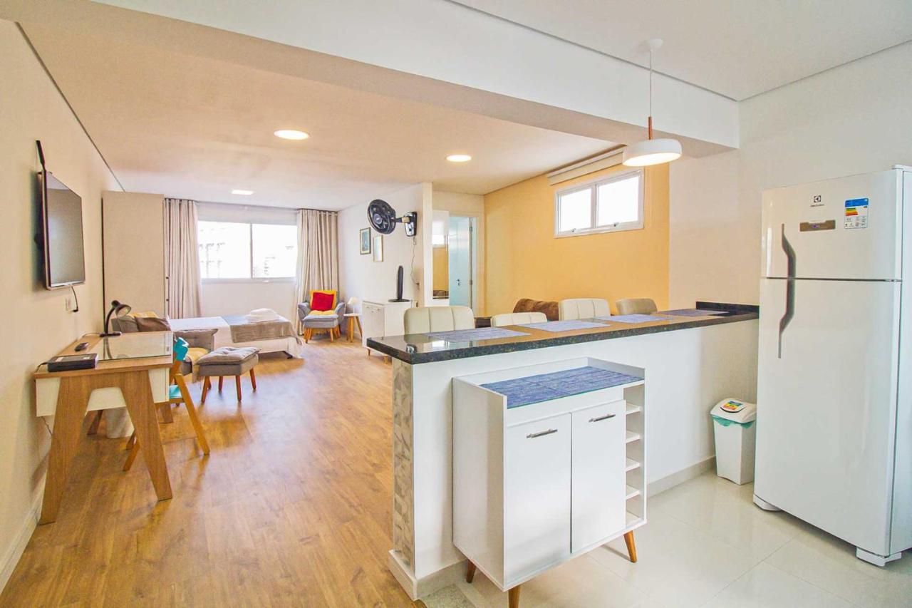 Apto Com Wifi E Home Office No Centro De เซาเปาโล ภายนอก รูปภาพ